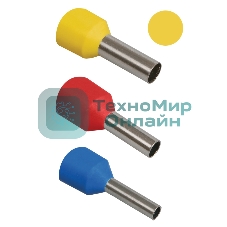 Наконечник-гильза изол. Е1008 (уп. 100 шт) IEK UGN10-001-D14-08