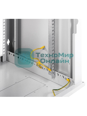 Шкаф телекоммуникационный настенный разборный 12U (600х350) дверь металл, ШРН-Э-12.350.1
