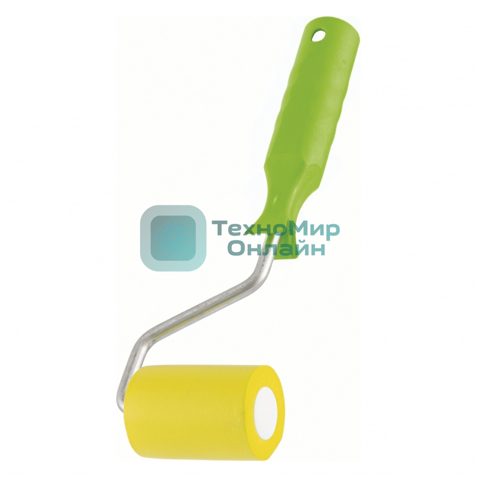 Валик прижимной резиновый с ручкой Сибртех, 50 мм, D ручки - 6 мм