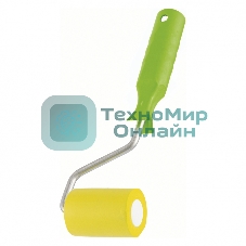 Валик прижимной резиновый с ручкой Сибртех, 50 мм, D ручки - 6 мм