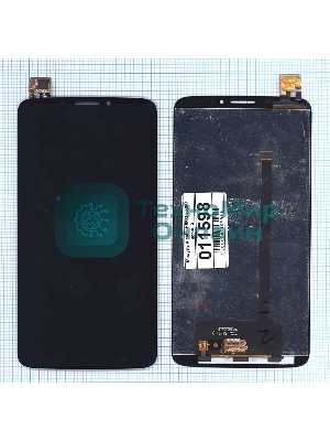 Дисплей для Alcatel One Touch Hero 8020D черный
