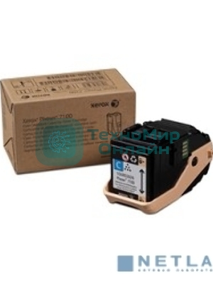 Картридж лазерный Xerox 106R02606 голубой для Phaser 7100 4500 стр.(Channels)