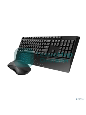 Комплект клавиатура+мышь Rapoo X1960 беспроводной, USB, 1000 DPI, чёрный