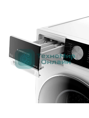 Стирально-сушильная машина Kuppersberg WDM 601 W белая, загрузка фронтальная 10.5кг, 1200 об/мин., класс: A+++