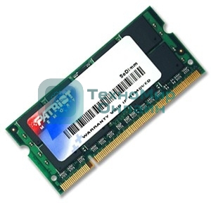 Оперативная память Patriot, DDR2, 2GB (1x2 GB), 800 MHz, CL6, SO-DIMM