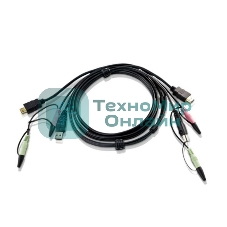 Кабель для переключателей ATEN Custom USB 2.0 HDMI KVM Cable L:1.8m*2L-7D02UH