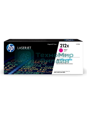 Картридж лазерный Cartridge HP 212X для CLJ Enterprise M554/M555/M578, пурпурный (10 000 стр.)