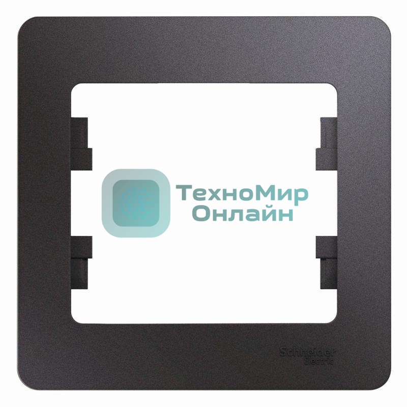 Рамка 1-м Glossa графит SchE GSL001301