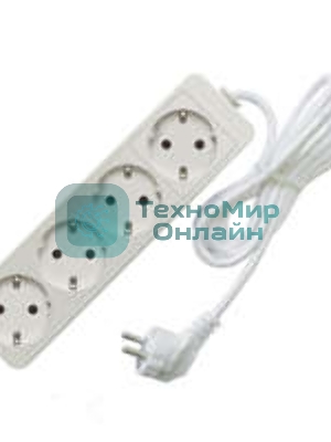 Удлинитель 4х3 м с заземл. 10А IP20 2.2 кВт Союз 481S-9403