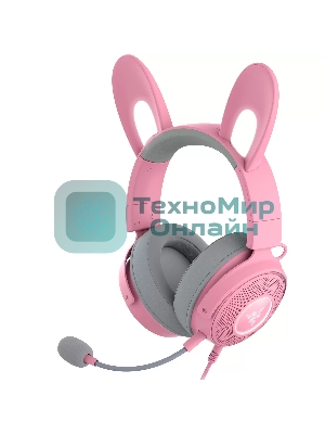 Гарнитура Razer Kraken Kitty V2 Pro розовый, проводная, USB, подсветка