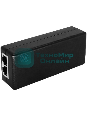 Инжектор PoE Digma DNP30W24GTBP 10/100/1000BASE-T 30Вт 100-240В(АС)
