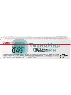 Фотобарабан Canon 049 дляLBP112/LBP113W. черный. 12 000 страниц.