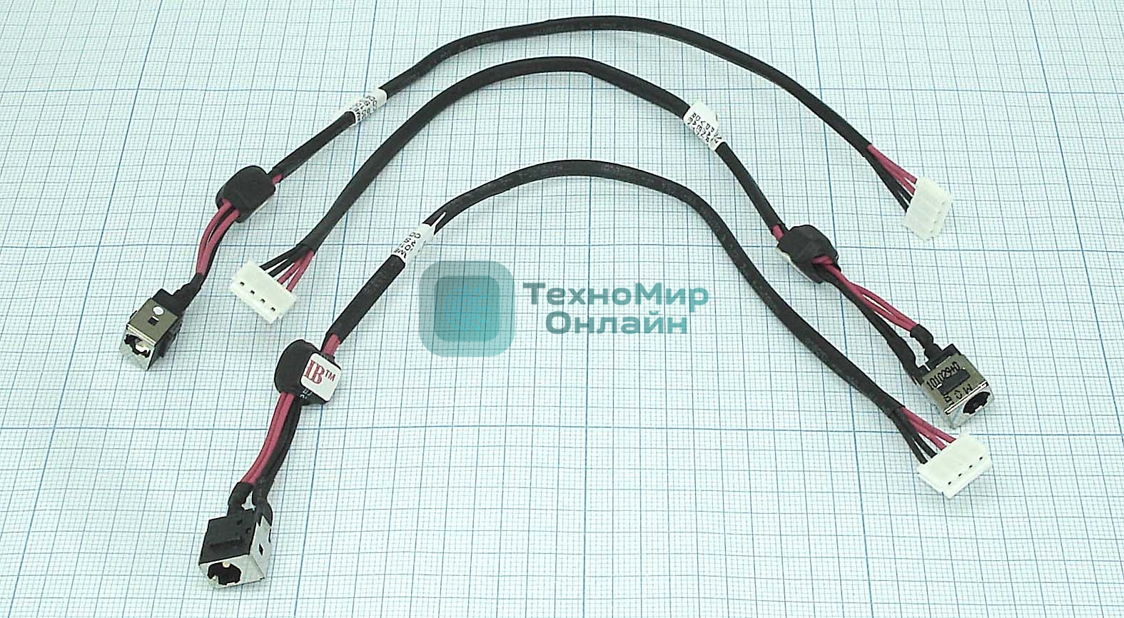 Разъем для ноутбука HY-LE030 Lenovo Ideapad G430 G450 G460 G550 G560 с кабелем 23 см