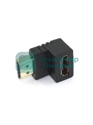 Удлинитель HDMI папа-мама угловой вниз