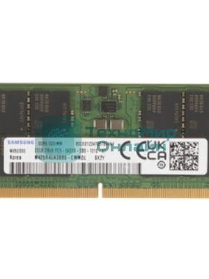 Оперативная память Samsung, DDR5, 32GB (1x32GB), 6400 MHz, CL52, без радиатора, RDIMM