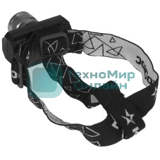 Фонарь налобный Космос с зумом 3Вт ХРЕ литий 1200mAh зарядка micro USB шнур в компл.