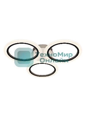 Потолочный светодиодный светильник FA4052/3 WH белый 4200K/3000/6400K 51W D580*80 (ПДУ ИК)