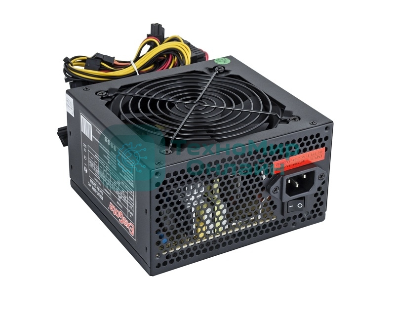 Блок питания ExeGate 500NPXE (EX221638RUS), 500Вт, 120мм, черный