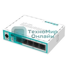 Маршрутизатор MikroTik RB750r2 hEX lite 5x10/100 Mbps
