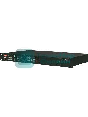 Автоматический ввод резерва ELEMY RACK ATS, 1U, 220В, 16А, OLED, Ethernet, in (2) C20, out (1) C19 (9) C13