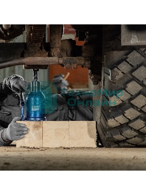 Домкрат гидравлический бутылочный телескопический Stels 10 т, подъем 180-430 мм