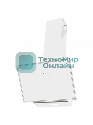 Вытяжка наклонная Korting KHC 69059 RGW белый/бежевый, 59.8 см, 950 куб. м/ч, 59 дБ