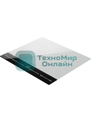 Варочная поверхность Kuppersberg ICI 622 W, индукция, High-Tech, прямой край, 9 уровней мощности, бустер, Stop and Go, Flexi-zone, автоматическое отключение, таймер, авто программы, индикатор остаточного тепла, сенсорное управление, цвет белый