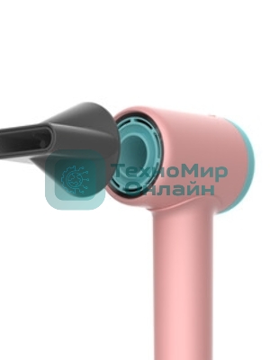 Фен Deerma DEM-CF51W серый, 1400 Вт, компактный, ионизация