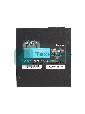 Блок питания Chieftec BDF-1000C, 1000Вт, 80 PLUS Bronze, 140мм, модульный, черный