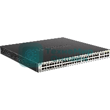 Коммутатор DGS-1210-52MP/F Smart L2 Switch 48х1000Base-T PoE, 4хCombo 1000Base-T/SFP, PoE Budget 370W, Compact CLI