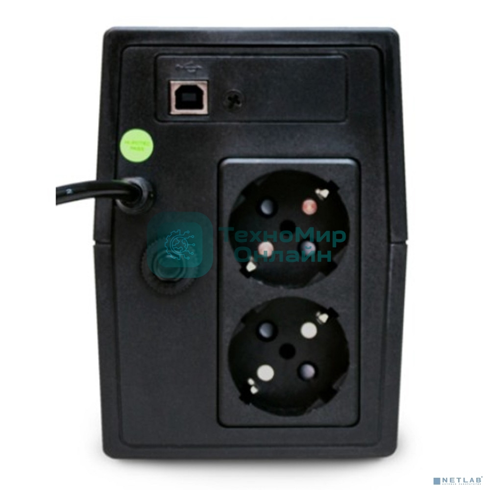 Источник бесперебойного питания Powerman UPS BackPro 650Plus (999734)