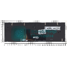 Клавиатура для ноутбука DNS Clevo P651 черная с рамкой с подсветкой