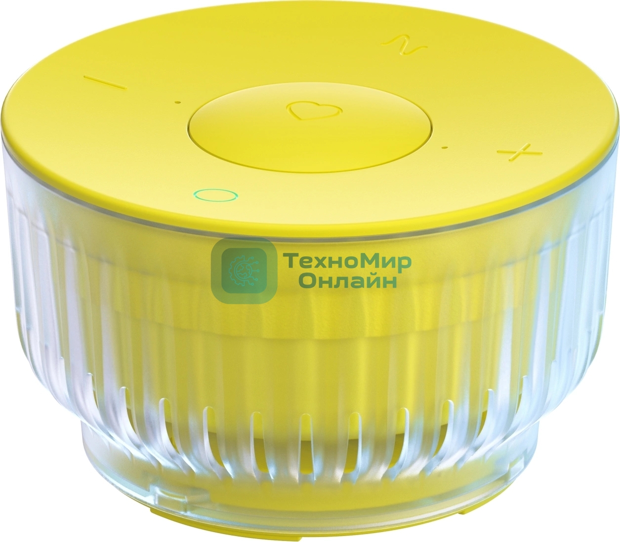 Умная колонка SBER Boom Mini 2, 5Вт, компактная, 1 динамик, GigaChat, Magnetic Sound, Мультирум, Детектор шума, Wi-Fi, Bluetooth 5.0, Салют, желтый