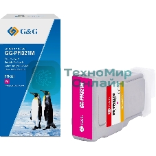 Картридж струйный G&G GG-PFI321M пурпурный (300мл) для Canon imagePROGRAF TM-250/255/350/355
