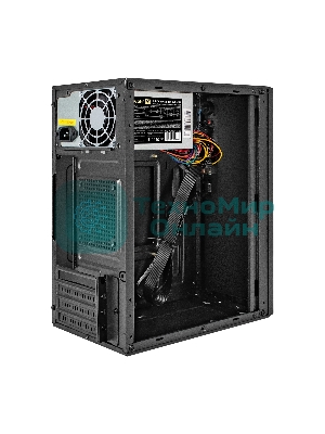 Компьютерный корпус Minitower ExeGate BAA-308U2-AA500 (mATX, БП AA500 с вент. 8см, 1хUSB+2хUSB 3.0, HD Audio, черный)