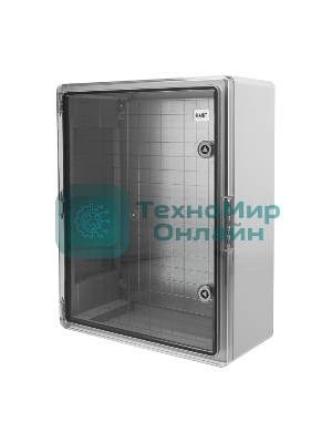 Корпус пластиковый ЩМПп с прозрачной дверцей и монтажной панелью 500х400х180мм, АБС, УХЛ1, IP65 Rexant