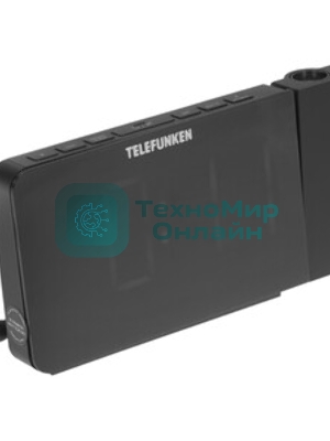 Радиочасы с будильником TELEFUNKEN TF-1709 (черный с белым)