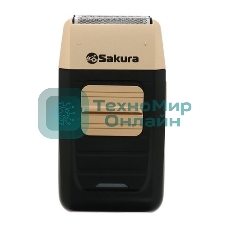 Электробритва Sakura SA-5421BR 3гол 2триммера сух.бритье аккум