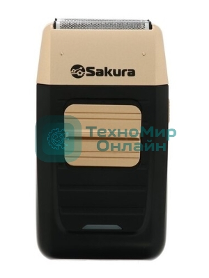 Электробритва Sakura SA-5421BR 3гол 2триммера сух.бритье аккум