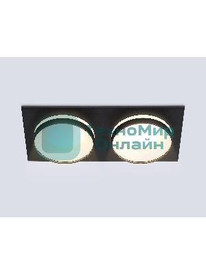 Светильник Ambrella light TN30712/2 BK черный GU5.3/2 182*92*36
