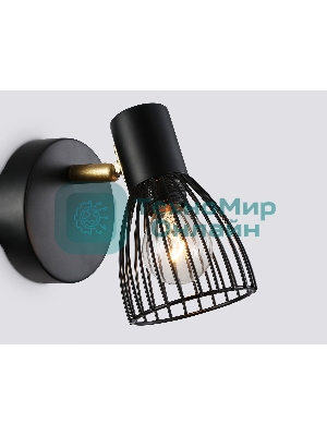 Светильник Ambrella light TR8659 BK/GD черный/золото E14 max 60W 160*100*145