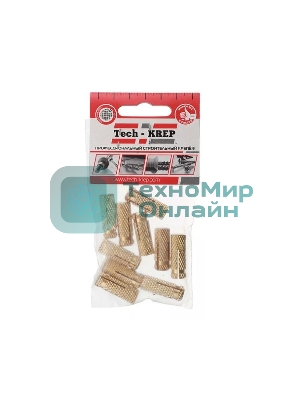 Анкер забиваемый латунный М8 (уп. 10 шт) пакет Tech-Krep 106745
