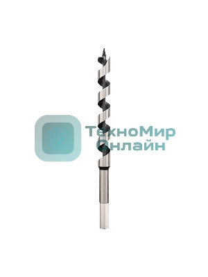 Сверло винтовое по дереву Kranz 12х230 мм, шестигранный хвостовик