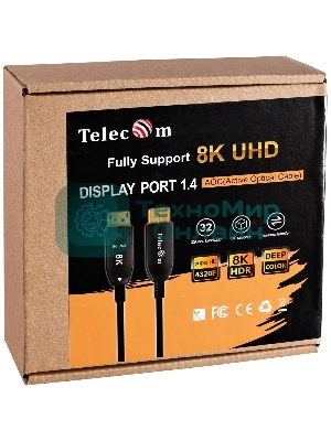 Кабель активный оптический Telecom DP1.4 8K@60Hz 20м TCG2130-20M