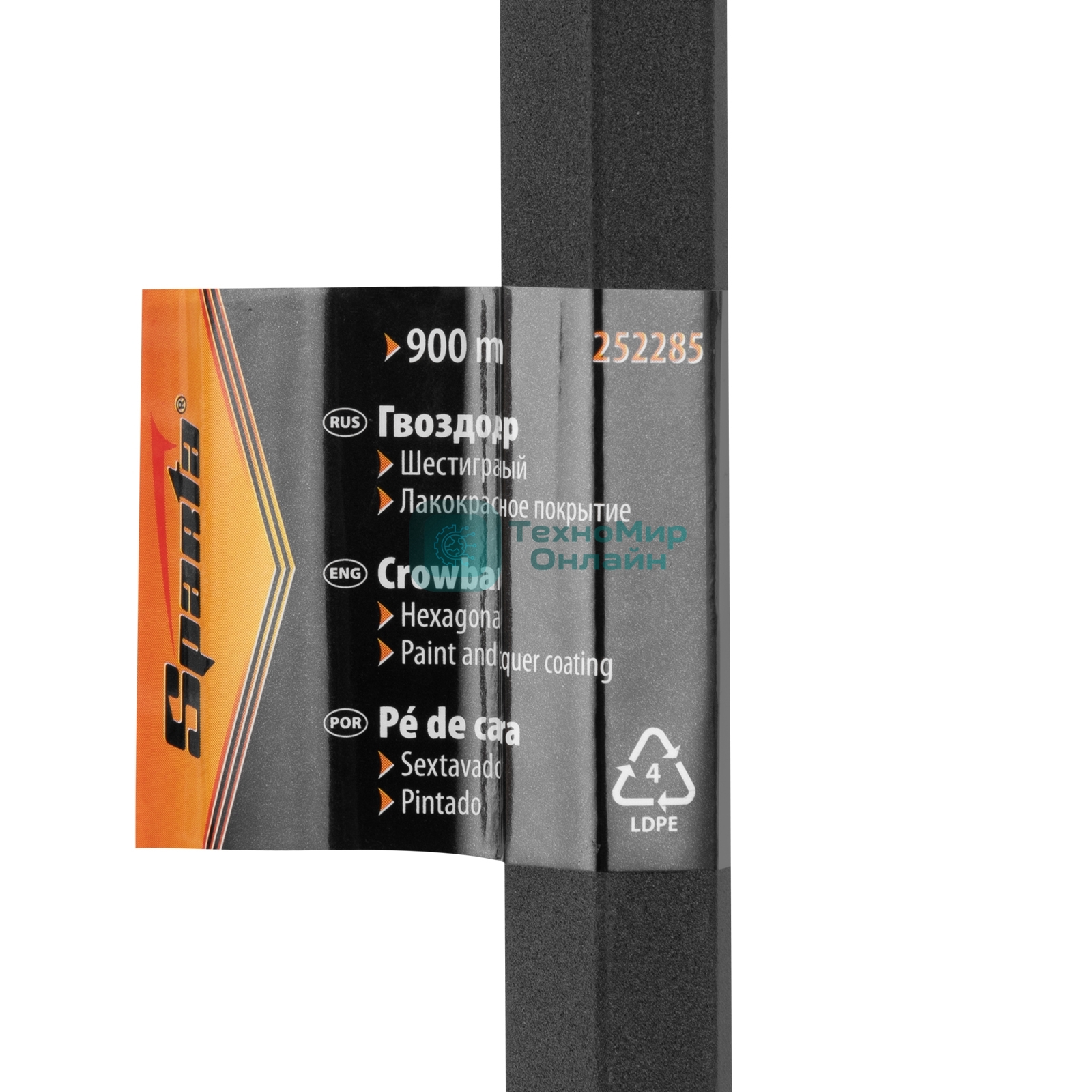 Гвоздодер Sparta 900мм шестигранный окрашенный