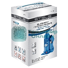 Домкрат гидравлический бутылочный телескопический Stels 2 т, подъем 170-380 мм