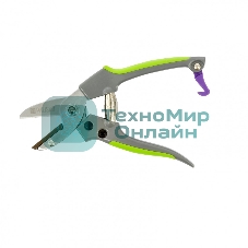Секатор с наковальней Palisad 170 мм, металлические обрезиненные рукоятки