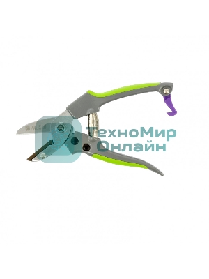 Секатор с наковальней Palisad 170 мм, металлические обрезиненные рукоятки