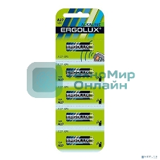 Батарейки Ergolux LR27A BL-5 (A27-BP5,12В) (5 шт. в уп-ке)