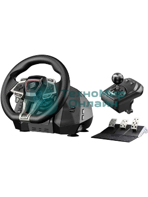 Руль Mad Catz M.2.X. PRO (USB, вибрация, 3 педали, рычаг переключения, D-Pad)